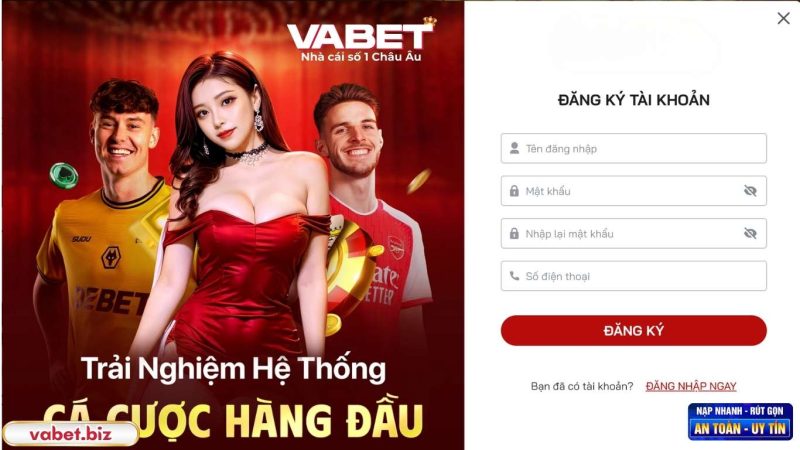 Hướng dẫn đăng ký VABET Hướng dẫn đăng ký VABET