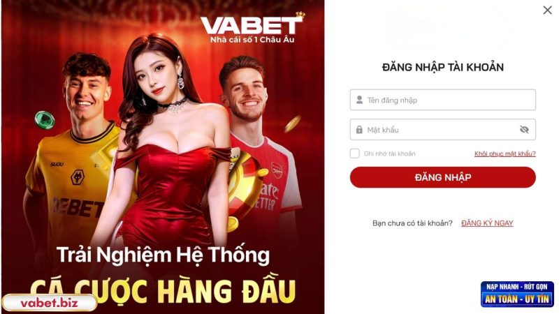 Hướng dẫn đăng nhập Vabet Hướng dẫn đăng nhập Vabet